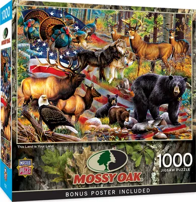 Masterpieces Mossy Oak This Land is Your Land 1000 Piece Jigsaw Puzzle