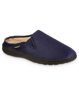 Isotoner Men's Advanced Memory Foam Microsuede Vincent Hoodback Comfort Slippers