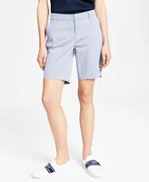 Tommy Hilfiger Women's Th Flex 9 Inch Hollywood Chino Shorts