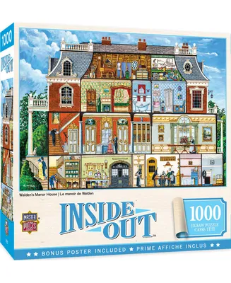 Masterpieces Inside Out Walden's Manor House 1000 Piece Jigsaw Puzzle