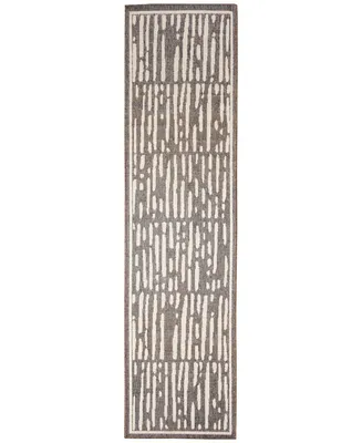 Liora Manne' Cove Bamboo 1'11" x 7'6" Runner Outdoor Area Rug