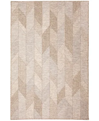 Liora Manne' Orly Angles 7'10" x 9'10" Outdoor Area Rug