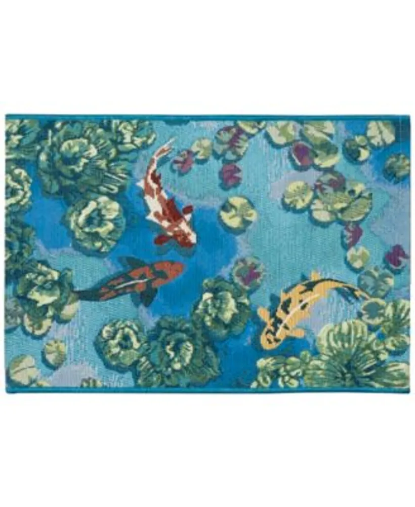 Liora Manne Esencia Koi Pond Area Rug