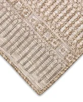 Liora Manne' Orly Stripe 7'10" x 9'10" Outdoor Area Rug