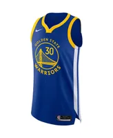 Men's Nike Stephen Curry Royal Golden State Warriors 2020/21 Authentic Jersey - Icon Edition