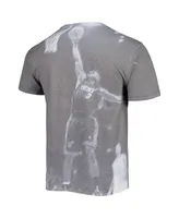 Men's Mitchell & Ness Dwyane Wade Gray Miami Heat Above The Rim Sublimated T-shirt