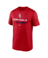 Men's Nike Red St. Louis Cardinals 2022 Postseason Authentic Collection Dugout T-shirt
