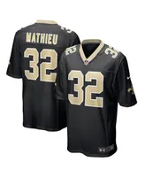 Men's Nike Tyrann Mathieu Black New Orleans Saints Game Jersey