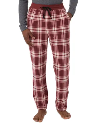 32 Degrees Men's Tapered Twill Plaid Pajama Pants