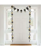 Big Dot of Happiness Happy Retirement - 90 Chain Links & 30 Tassels Paper Chains Garland - 21 feet