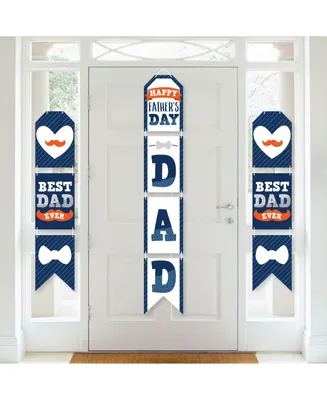 Happy Father's Day - Hanging Vertical Paper Door Banners - Indoor Door Decor