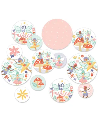 Let's Be Fairies - Fairy Garden Birthday Party Circle Decor Large Confetti 27 Ct