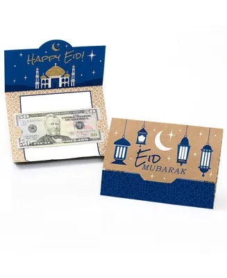 Big Dot of Happiness Ramadan - Eid Mubarak Money and Gift Card Holders - Set of 8