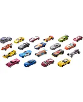 Hot Wheels 20-Car Pack, 20 1:64 Scale Toy Vehicles-Styles May Vary
