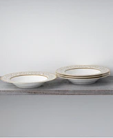 Noritake Summit Gold Set of 4 Soup Bowls, Service For 4