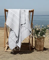 Linum Home Lucky Pestemal 100% Turkish Cotton 2-Pack Beach Towels