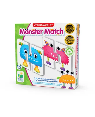 The Learning Journey- My First Match It - Set of 15 Self-Correcting Monster Matching Puzzles