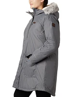 Columbia Plus Suttle Mountain Hooded Faux-Fur-Trim Long Insulated Coat
