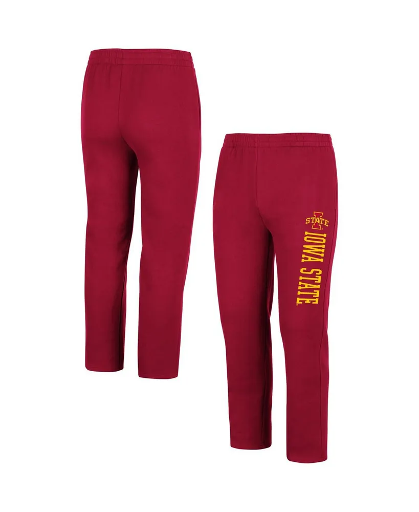 Men's Colosseum Cardinal Iowa State Cyclones Fleece Pants