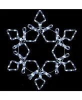 Northlight Led Rope Light Snowflake Christmas Decoration, 24"