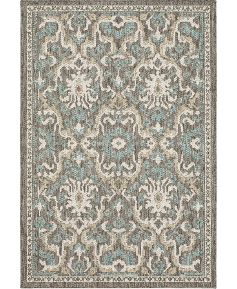 Mohawk Malibu Outdoor Casual Oushak 4' x 5'6" Area Rug