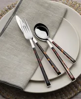 Mikasa Tortoise Pattern 16 Piece Flatware Set