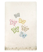 Linum Home Turkish Cotton Mariposa Embellished -Pc. Bath Towel Set