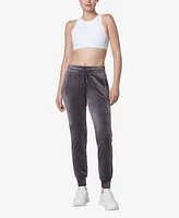 Andrew Marc Sport Women's Full Length Velvet Joggers