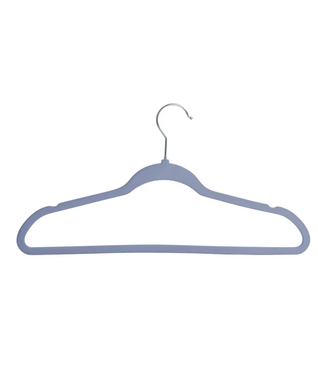 Honey-Can-Do Pink Slim-Profile Non-Slip Velvet Hangers (25-Pack)