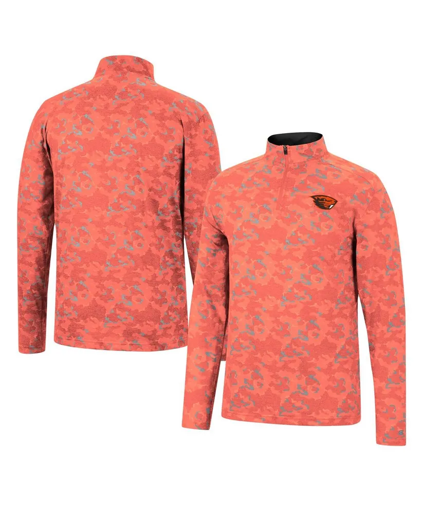 Men's Colosseum Orange Oregon State Beavers Tivo Quarter-Zip Jacket