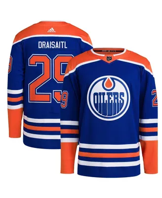 Men's adidas Leon Draisaitl Royal Edmonton Oilers Home Authentic Pro Player Jersey