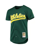 Men's Mitchell & Ness Mark McGwire Green Oakland Athletics 1997 Cooperstown Collection Authentic Jersey