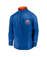 Men's Fanatics Royal New York Islanders Authentic Pro Locker Room Rink Raglan Full-Zip Jacket