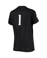 Women's Under Armour #1 Black Cincinnati Bearcats Finished Replica Football Jersey