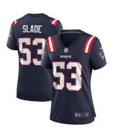 Women's Nike Chris Slade Navy New England Patriots Game Retired Player Jersey