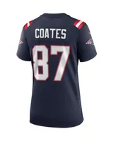 Women's Nike Ben Coates Navy New England Patriots Game Retired Player Jersey