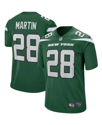 Men's Nike Curtis Martin Gotham Green New York Jets Game Retired Player Jersey