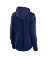 Women's Fanatics Navy Washington Capitals Authentic Pro Rink Full-Zip Hoodie