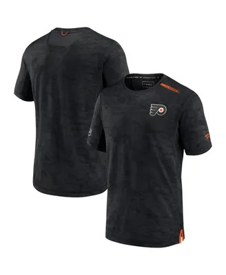 Men's Fanatics Black Philadelphia Flyers Authentic Pro Rink Premium Camo T-shirt