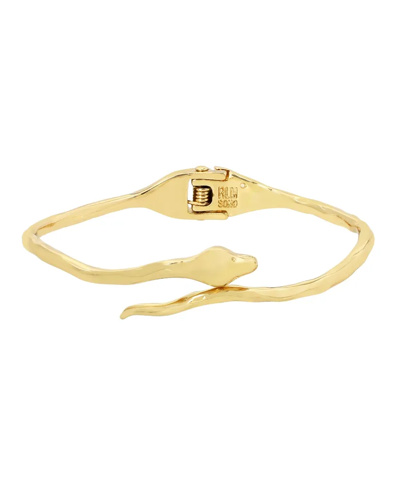 Robert Lee Morris Soho Snake Bangle Bracelet - Gold