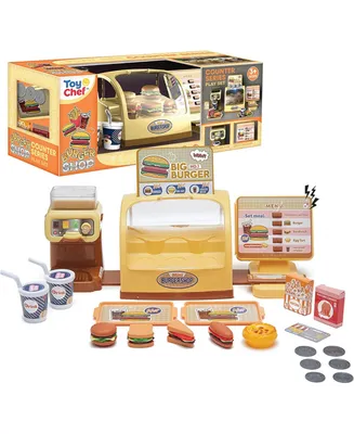 Toy Chef Counter Top Burger Station Set