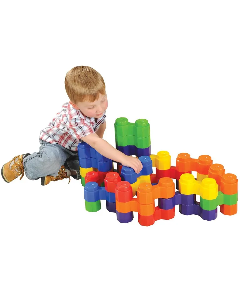 Kaplan Early Learning Jumbo Double Octagon Builders - 36 Pcs