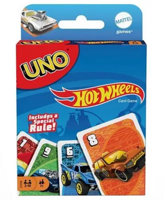 Mattel Uno Hot Wheels Cars Card Game