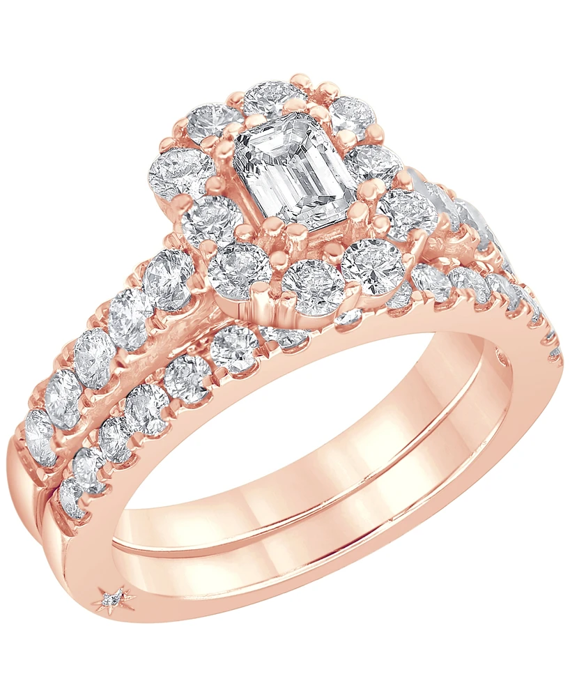 Marchesa Igi Certified Diamond Bridal Set (2 ct. t.w.) 18k White, Yellow or Rose Gold