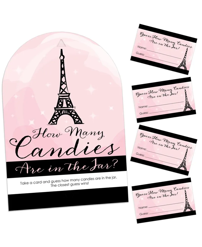 Paris, Ooh La La - Paris Themed Baby Shower or Birthday Party Favor Boxes  12 Ct