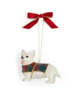 Christmas Tree Tartan Corgi Ornament