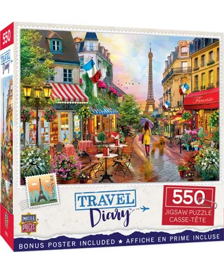 Masterpieces Travel Diary - Parisian Charm 500 Piece Jigsaw Puzzle