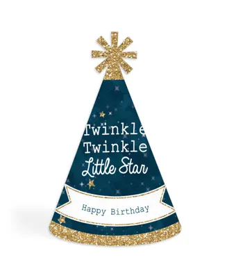 Twinkle Twinkle Little Star - Cone Happy Birthday Party Hats