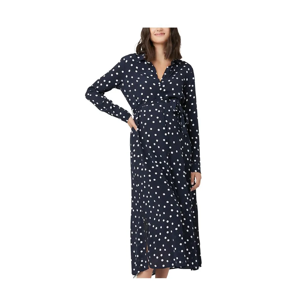 Ripe Maternity Adel Button Through Dress