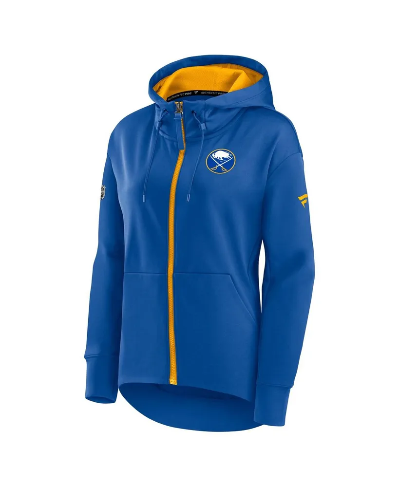 Women's Fanatics Royal Buffalo Sabres Authentic Pro Rink Full-zip Hoodie